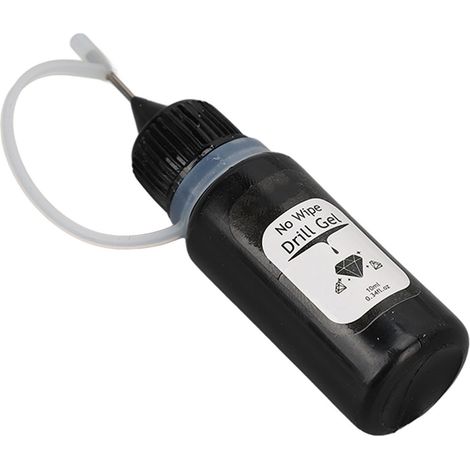 Gel colle strass 10 ml, bouchon silicone, colle UV ultra-adhésive pour nail art, idéale pour le calfeutrage. (1/5)