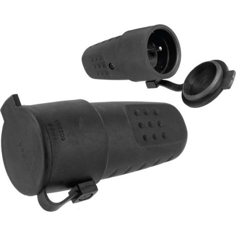 Tragbare Gummisteckdose D.3157L 250V