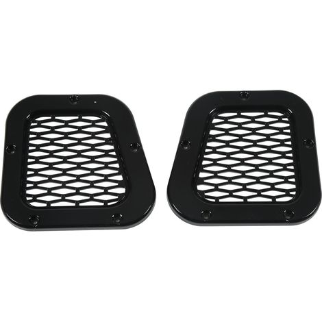 Grille d'entrée d'air avant latérale noire brillante, pièce de remplacement décorative pour Land Rover Defender 2004-2019. (1/5)