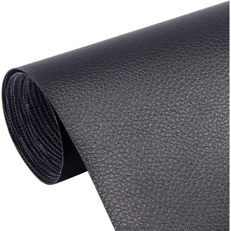 5er-Pack selbstklebende Lederflicken 20 x 30 cm – Schwarz – zur Reparatur von Autositzen, Sofas und Jacken – Strapazierfähiges PU-Leder
