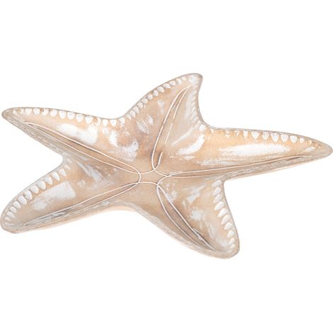 Dekoratives Sterntablett für maritime Dekoration, Wohnaccessoire, elegantes Design für Tische und Regale