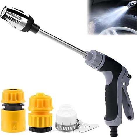 Turbowasher - nettoyeur haute pression - pistolet de lavage de voiture - pistolet à eau haute pression - laveur turbo pour voiture - 4 pièces (1/5)