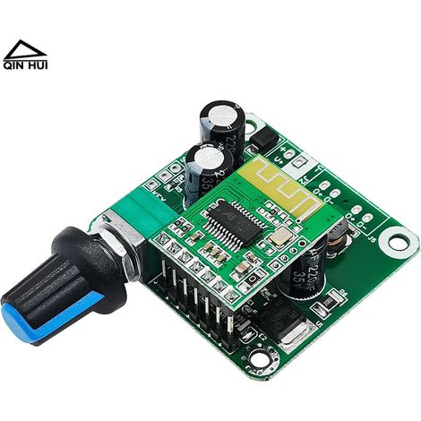 carte d'amplificateur numérique stéréo double canal 12 V pour haut-parleur, module d'amplificateur audio pour téléviseur LCD (1/4)