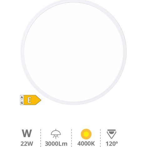 Plafón techo LED Melun 22W 4000K (1/5)