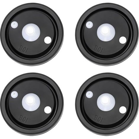 4pcs Joint Chasse d'eau WC, Réparation Rapide pour Membrane Flotteur WC de Diamètre 27 mm, Membrane Chasse d'eau Latérale pour l'entretien de la Chasse d'eau des Toilettes (1/5)