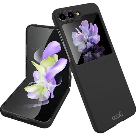 Carcasa COOL para Samsung F731 Galaxy Z Flip 5 Cover Plegable Negro