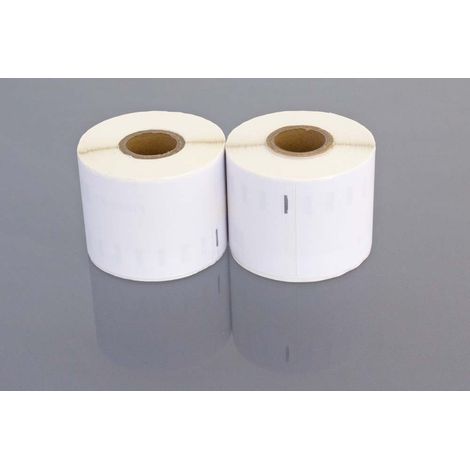 vhbw 2x Etiketten-Rolle 54mm x 101mm (220 Etiketten) kompatibel mit Dymo LabelWriter LW400 Turbo, EL60 Turbo, LW400 Duo Etiketten-Drucker