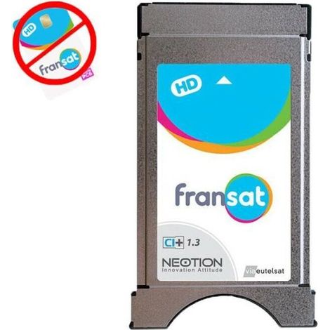 RÉCEPTEUR DÉCODEUR SATELLITE MODULE NEOTION FRANSAT CI+ 1.3 (VENDU SANS CARTE)