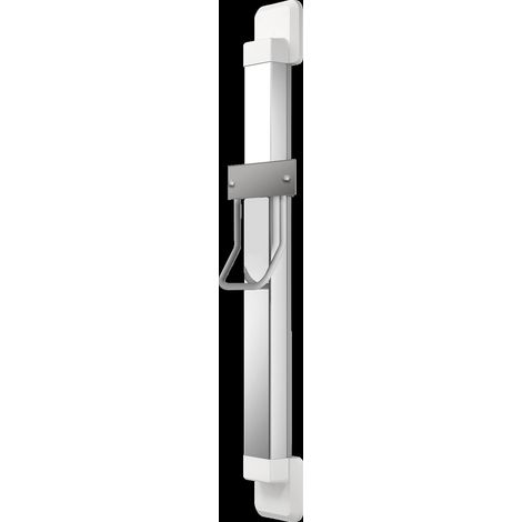 KWC Rehausse hauteur, F5, pour sèche-cheveux, 250x1200x140 mm, argent/blanc (1/2)