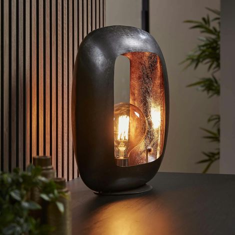 Lampe noire avec cadre épais 44 cm RALF (1/5)
