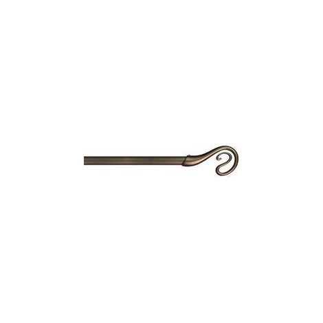 6 x BASTONE METALLO D 20/19 120/210CM NAIROBI BRONZO