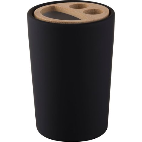 Portaspazzolino Bisk Umbra nero 1 pz. (1/2)