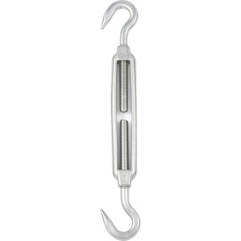 TENDITORE A 2 GANCI M6 MM. IN ACCIAIO ZINCATO