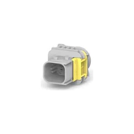 Connettore Heavy Duty Sealed 1.6X0.6 porta maschio 6vie grigio senza guarnizione