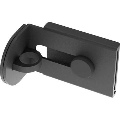 Verrou de sécurité pour porte coulissante, en acier inoxydable, couleur noire, angle de 90°, pour grange.-AquaForge (1/5)