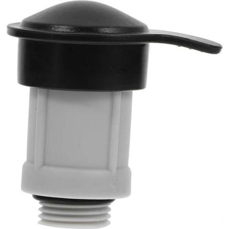 SABIR 1pcs Adaptateur de valve petit adapté aux pièces de libération valve de remplissage d'air couvercle de valve d'air valve de remplacement de piscine remplacement plastique (1/4)