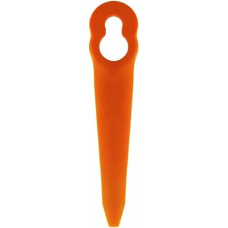 Lot de 100 Lames Compatible pour Coupe Bordure Stihl PolyCut 2-2 PolyCut 3-2, FSA 45 FSA 57 FSE 52, Lames en Plastique pour Coupe Bordure Stihl sans Fil 90127mm (1/5)