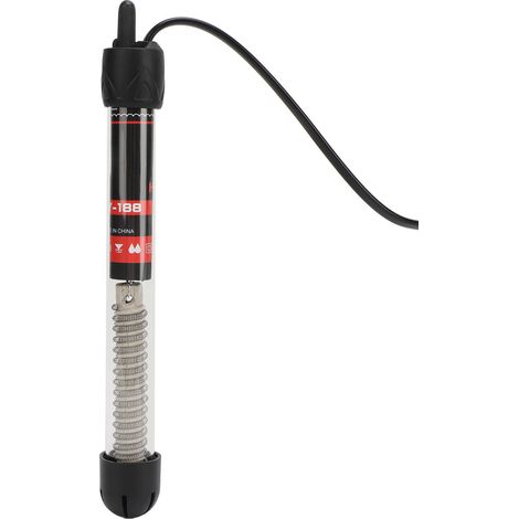 Chauffage submersible pour aquarium, température constante automatique, réglable, en verre, avec 2 ventouses (1/5)