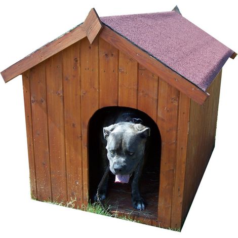 Cama de Bosque para Perros de Tamaño Grande con Piso - 0,80X1,15 m (1/5)