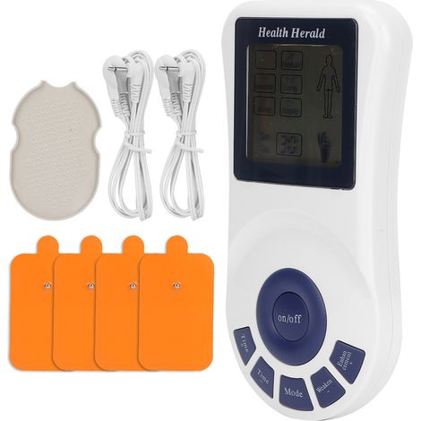 Électrostimulateur musculaire numérique à impulsions électroniques, soulagement de la douleur, massageur avec invite vocale, appareil de thérapie par stimulation, équipement de bien-être. (1/5)