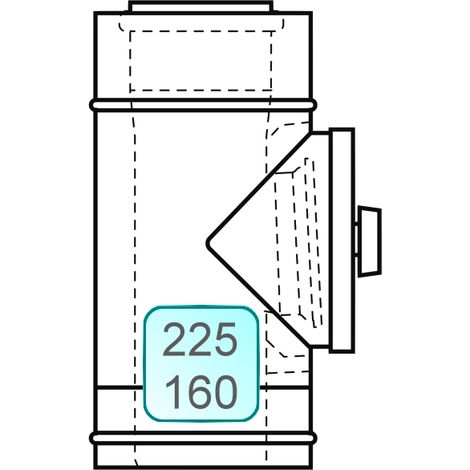 Revisionsstück INOX/PP DN225/160 - 48000011092 von Weishaupt