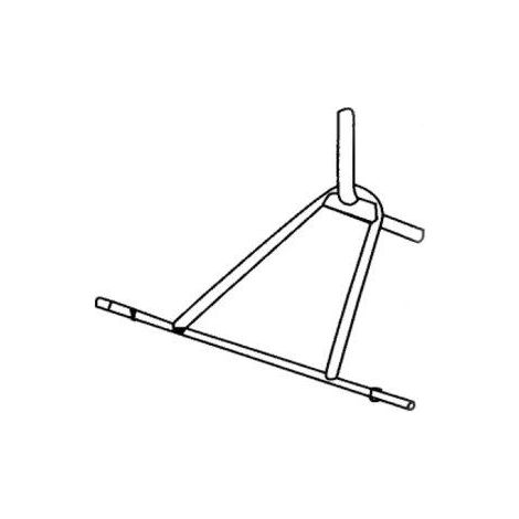 BASE TRIANGOLO BETONIERA A BICCHIERE HOBBY HAND  LT 140