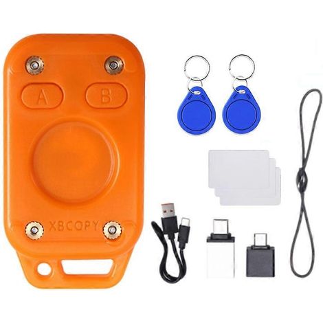 Starten Sie den Chameleon V2.0 RFID-Emulator, den 125 kHz 13,56 MHz Leser, den 2UID-Schlüsselanhänger + die 3CUID-Rohlingkarte und den Chameleon Ultra Duplikator neu. (1/5)