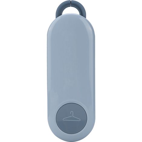 Porte-Manteau Mural - Support Pliant Double Couche En Abs - Pour Balcon Et Salle De Bain - Sans Perçage - Bleu (1/5)