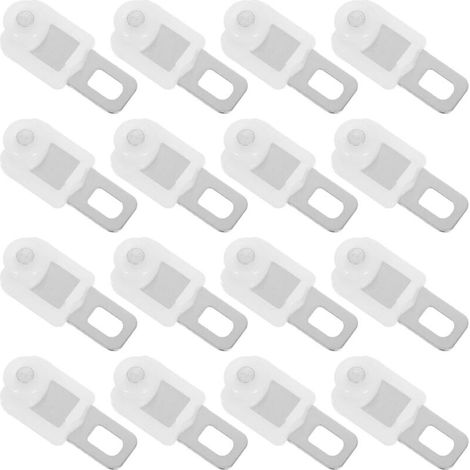 50er-Packung Gleitrollen für Gardinen, geräuscharme Rollen für Gardinenschienen, robustes Zubehör für Zuhause