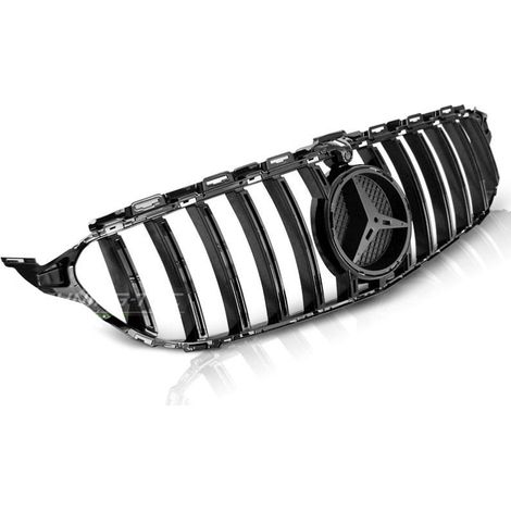 Calandre avant Mercedes Classe C W205 14-18 Look GTR Noir Glossy-31787908