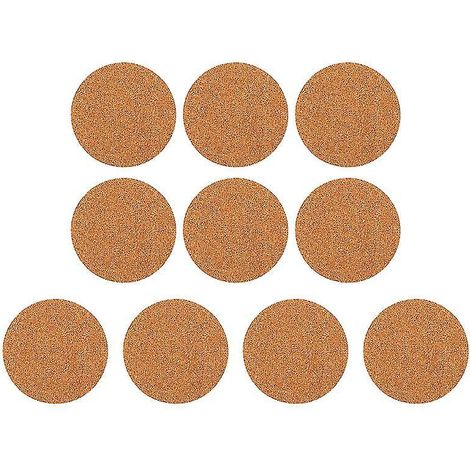 10 sous-verres en liège pour plantes