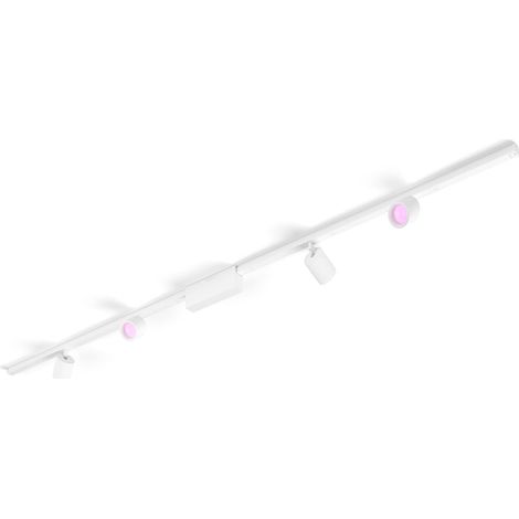 Plafonnier Perifo, 4 Spots + Rail, Blanc (1/5)