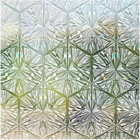 3D Window Film Decorative Self-Adhesive Privacy PVC (60cm100cm) (1/5)