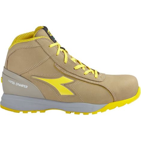 Scarpe Antinfortunistiche Diadora Glove MDS Mid S3 HRO SRC Grigio Roccia Lunare - 701.177662 - size 38 (1/5)