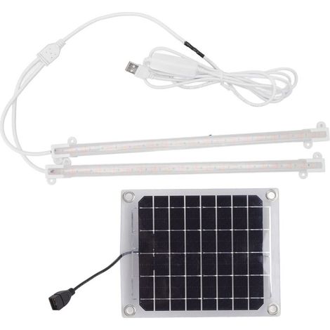 La Plante à LED élève la Bande Lumineuse, la Plante Solaire élève la Lumière La Plante à LED élève la Bande Lumineuse pour la Serre de Balcon Les Herbes Les Légumes Les Fleurs(2) (1/5)