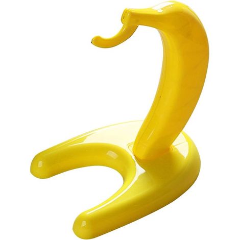 Ganci appendiabiti - Ganci per asciugamani - Porta banane, Centro creativo per la conservazione delle banane, Supporto robusto per appendere banane sicuro per alimenti, Adatto per cucina e casa (1/2)