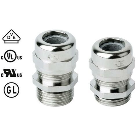 Presse-étoupe Jacob 50.612 M/EMV CEM, avec décharge de traction M12 laiton laiton 1 pc(s) W500581 (1/2)