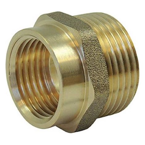 Mamelon laiton réduit à visser MF - 243G M26x34  F20x27 (1/3)