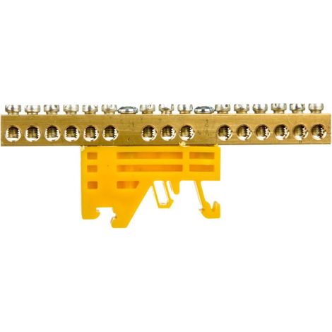 Terminal de conexión 15x4mm2 amarillo PE Z-3103 84010004
