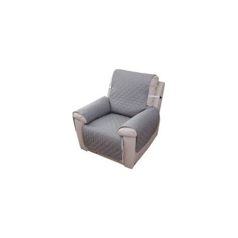 Housse Fauteuil Relax 1 Place, Housse de Canapé Protecteur Inclinable Imperméable pour Chambre (Gris 55×200) (1/4)
