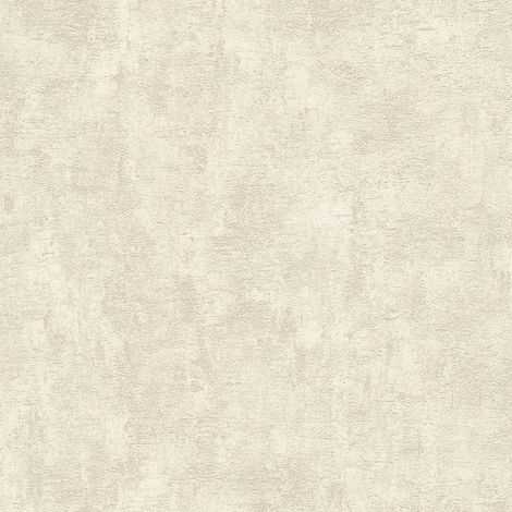 Papier peint intissé gris couloir | Papier peint aspect crépi idéal pour bureau | Tapisserie moderne grise unie pour cuisine - 10,05 x 0,53 m (1/5)
