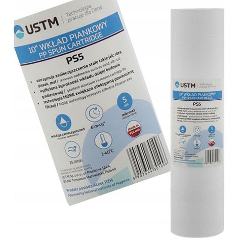 CARTUCCIA IN SCHIUMA USTM DA 5 MICRON PER SOLIDI (1/5)