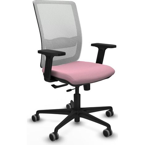 Piqueras y Crespo Haches chaise bureau rose tissu 65mm