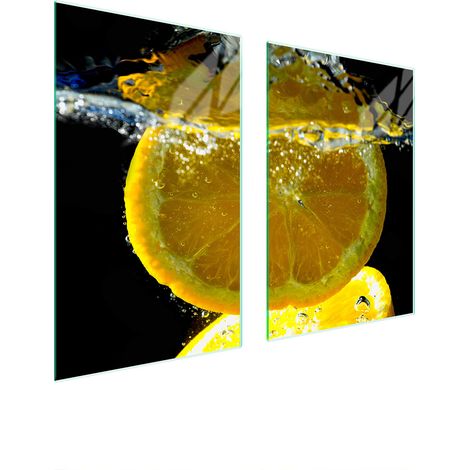 PIASTRA PROTETTIVA IN VETRO PER CUCINA 65x52 LIMONE (1/5)