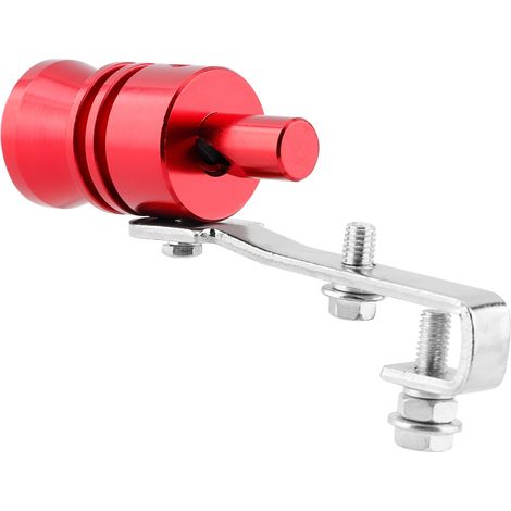 Sifflet turbo universel pour pot d'échappement auto, ATV, SUV - Accessoire automobile rouge (1/5)