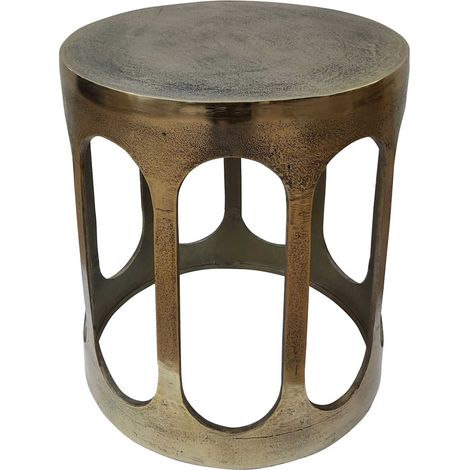 Table de Chevet Élégante Or Brossé - Or brossé (1/2)