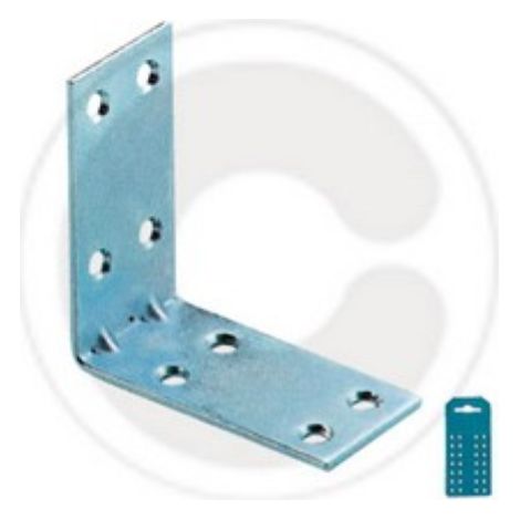 cf 4 pcs de plaques d&39angle en acier galvanisA  avec 8 trous cm plaque d&39angle 4x4