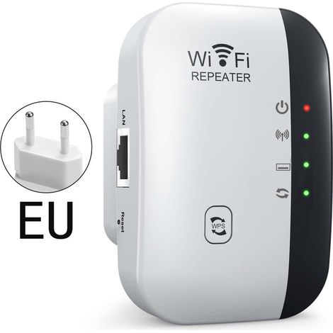 WLAN-Signalverstärker – Hochgeschwindigkeits-Internet-Repeater für den Innenbereich, Weiß