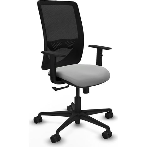 Silla piqueras y crespo Zulema negro reposabrazos ajustables soporte lumbar (1/2)