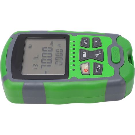 Testeur de Puissance Fibre Optique Numérique Rechargeable -70 à +10 dBm Affichage LCD 30 mW (1/5)
